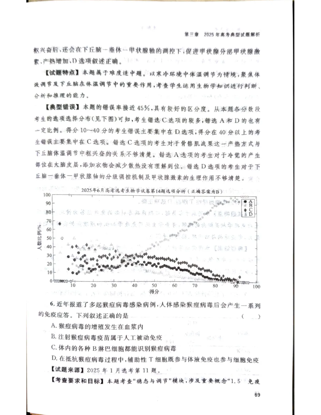 【官方解析】2025年浙江高考生物真题分享 第43张