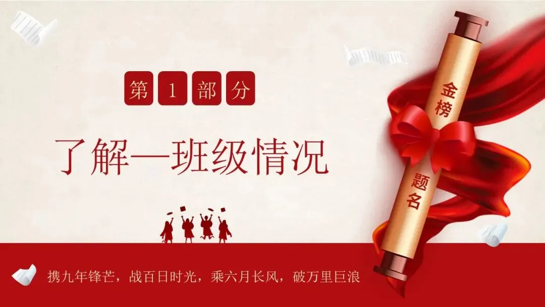 初三下学期中考冲刺家长会ppt:家校携手 ,决胜中考!(含发言稿) 第3张