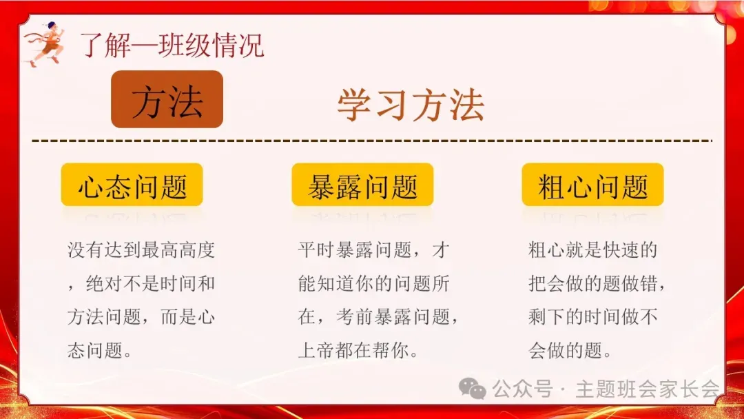 初三下学期中考冲刺家长会ppt:家校携手 ,决胜中考!(含发言稿) 第11张