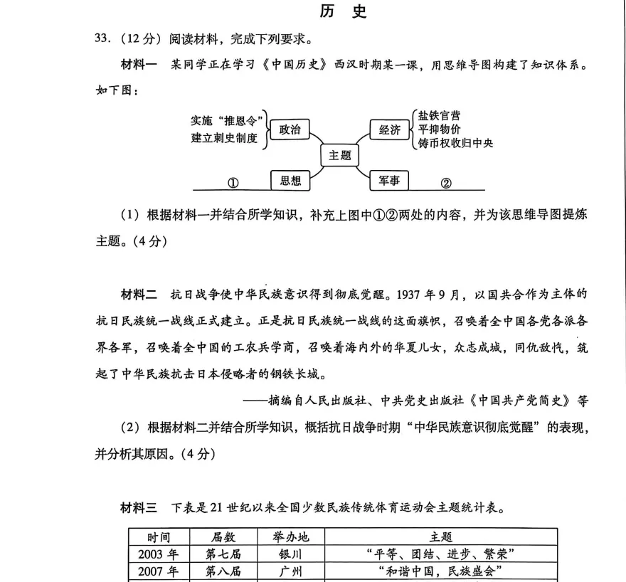 【各省】2025年中考真题【全科】试卷真题+参考答案 第41张