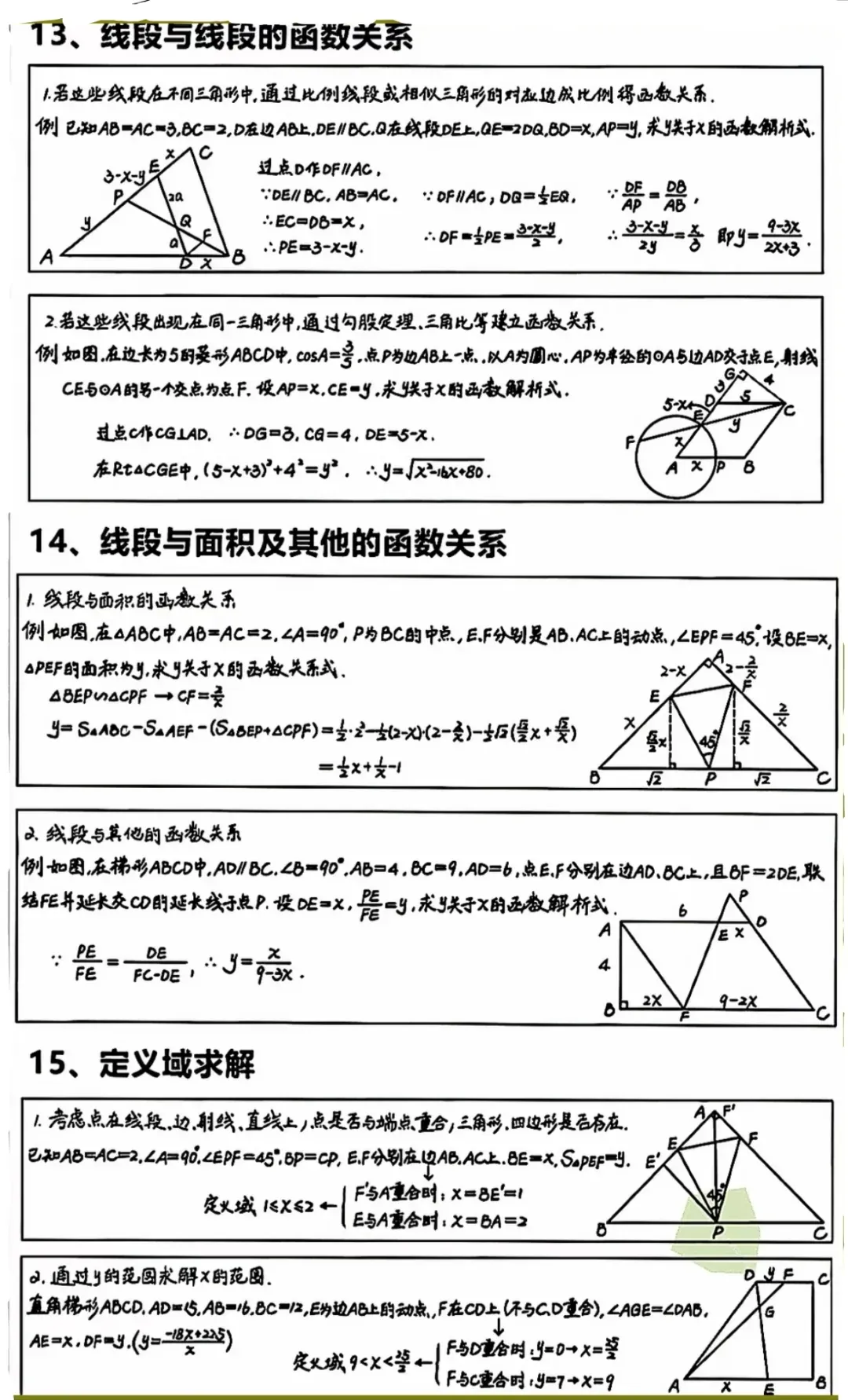 中考数学解题思路与技巧方法总结 第5张