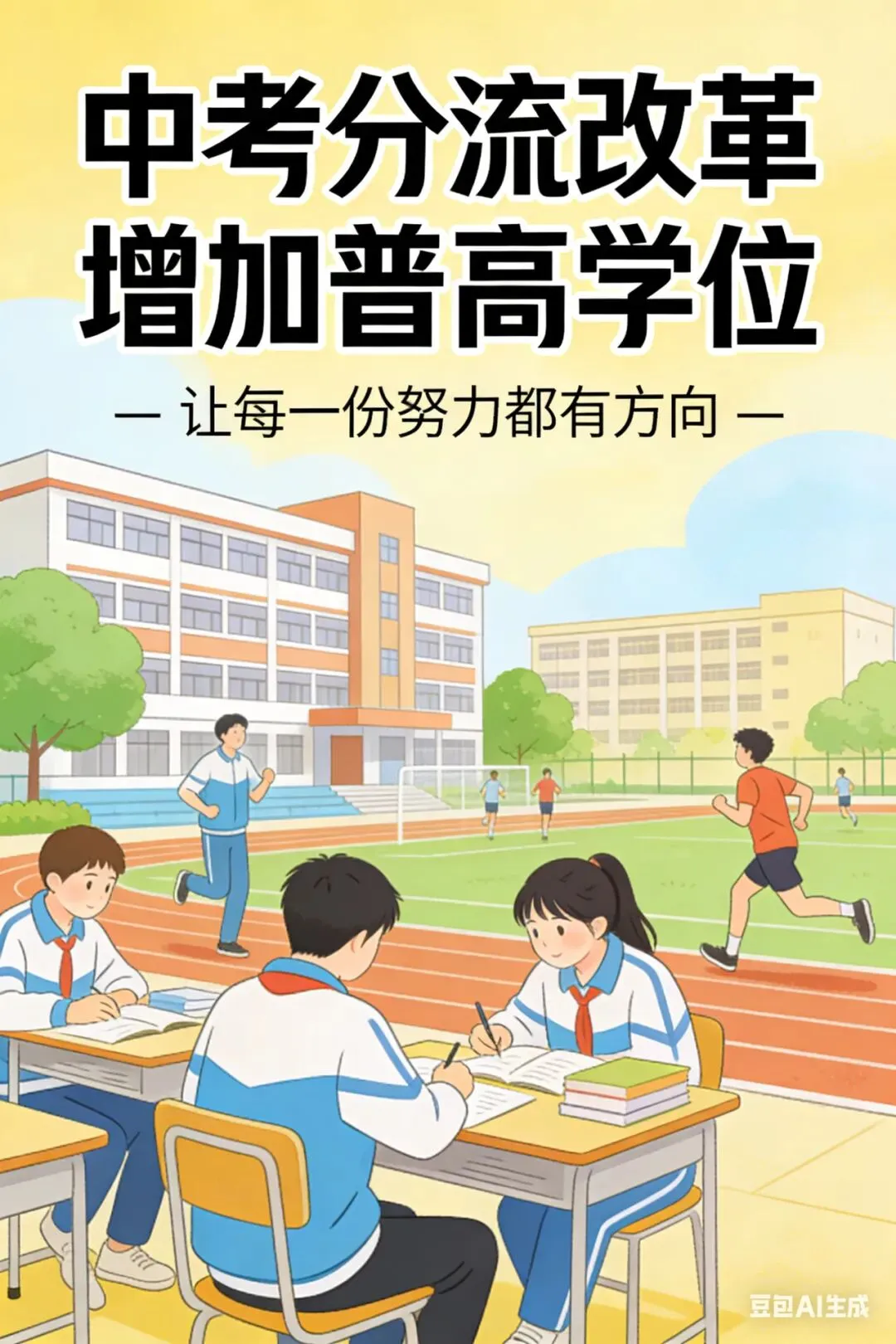 终于!中考“一考定终身”要翻篇了?这场两会,给无数家庭吃下定心丸 第3张