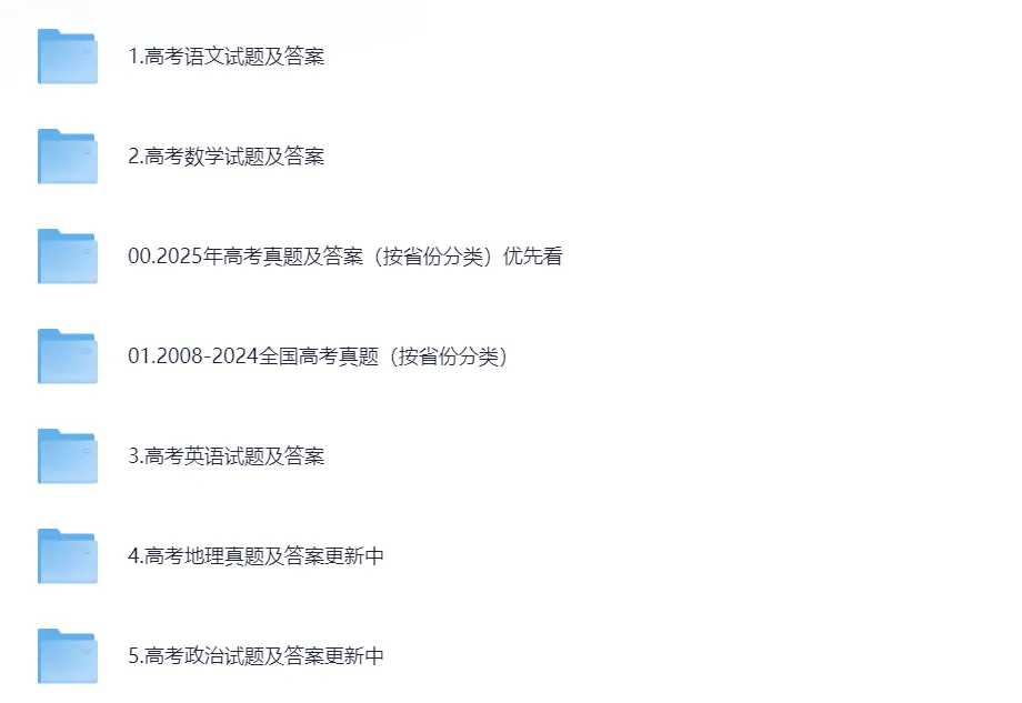 【高考真题】历年高考真题试卷汇总(含语数外理化生等各科)PDF电子版 第2张