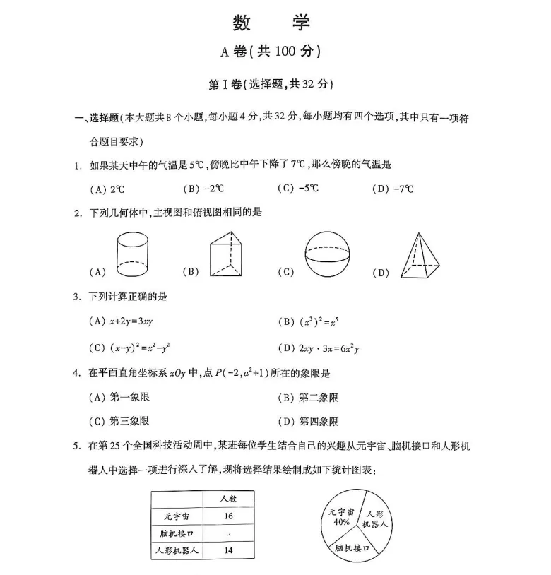 2025年安徽省中考真题【化学】试卷真题+答案解析总汇完整版(PDF历年真题) 第49张