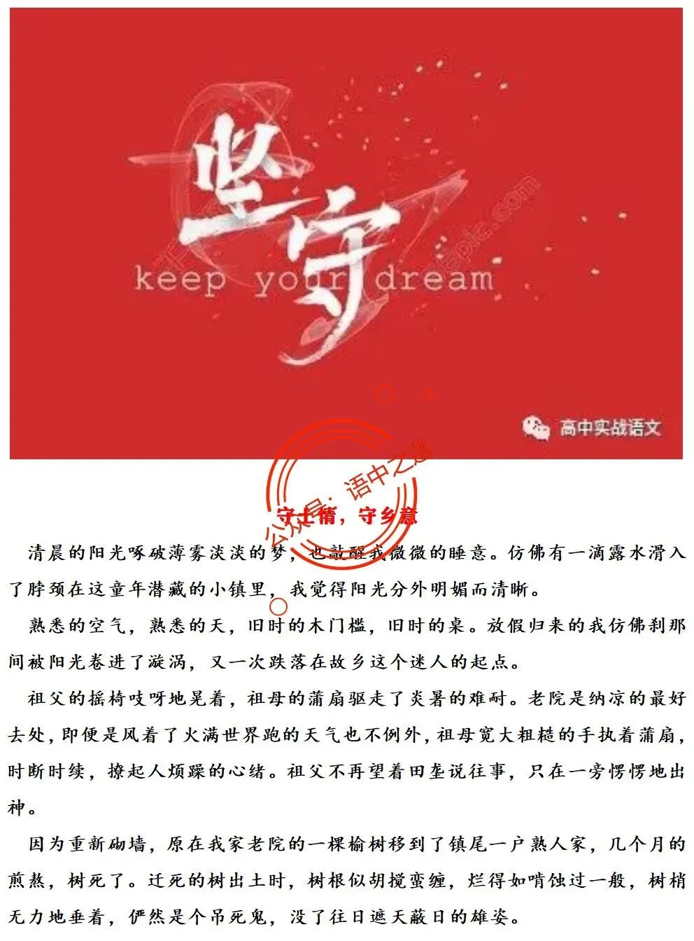 【对标2025作文真题】14大核心作文母题(精品解析+优秀范文) 第56张