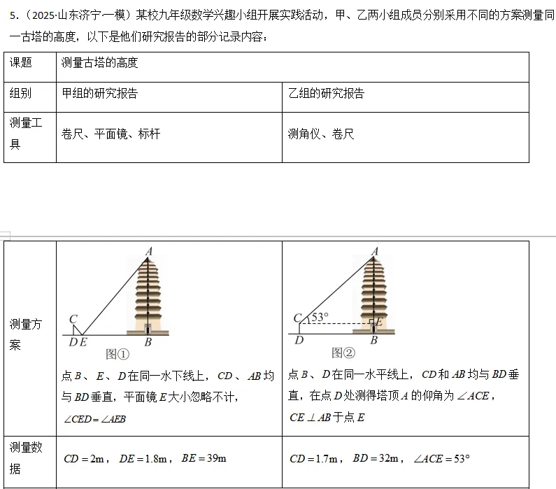 中考数学一轮复习——21相似三角形及其应用 第2张