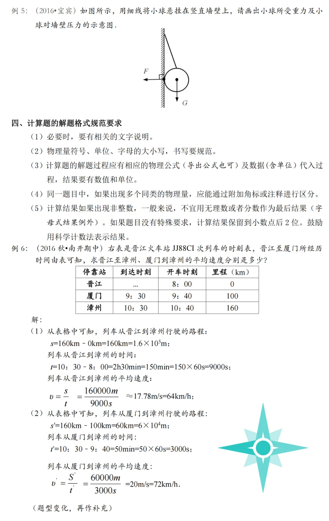 中考物理阅卷答题规范要求约定(高清版) 第5张