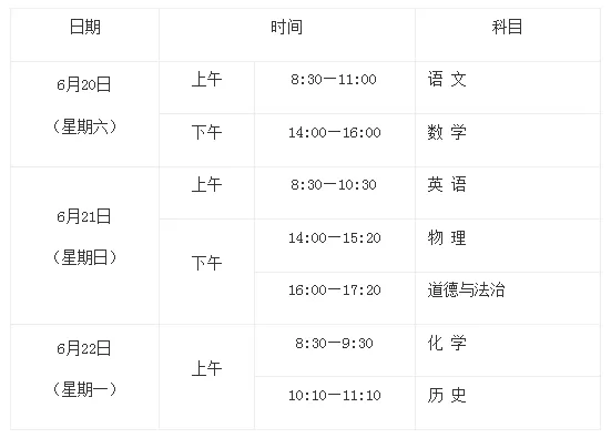 2026年陕西中考科目分数及考试时间公布! 第3张