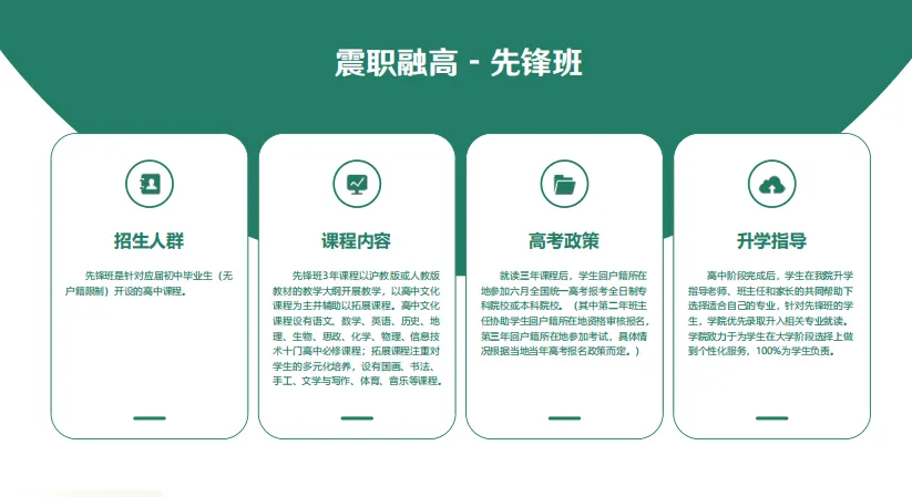 中考已不足百天,担心无缘普高?上海靠谱的融合高中推荐:震职融高 第12张