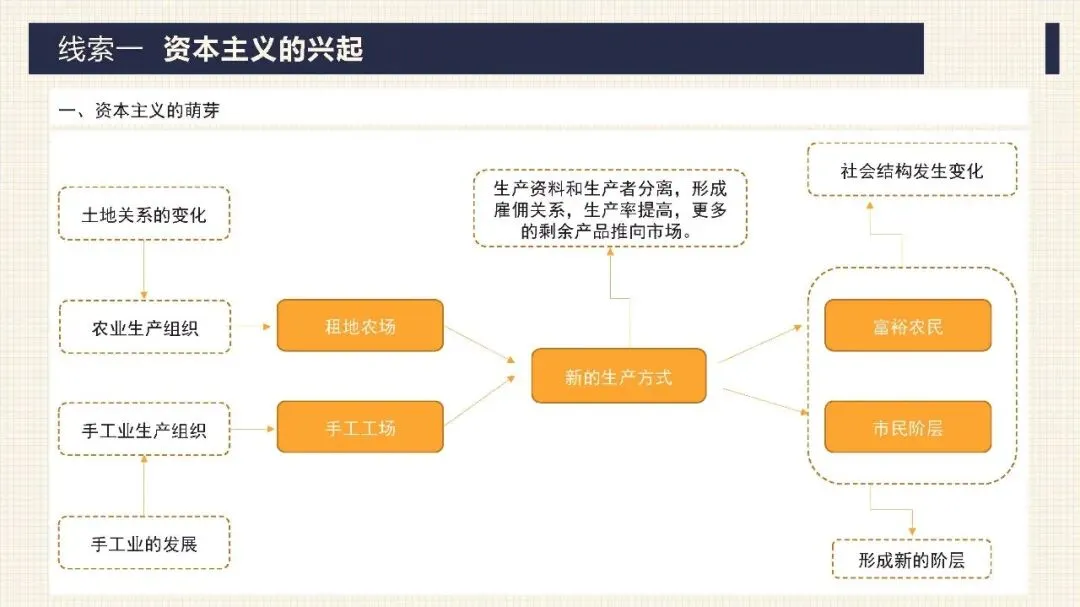 中考历史二轮专题复习课件 专题10 资产阶级的产生和发展 第5张
