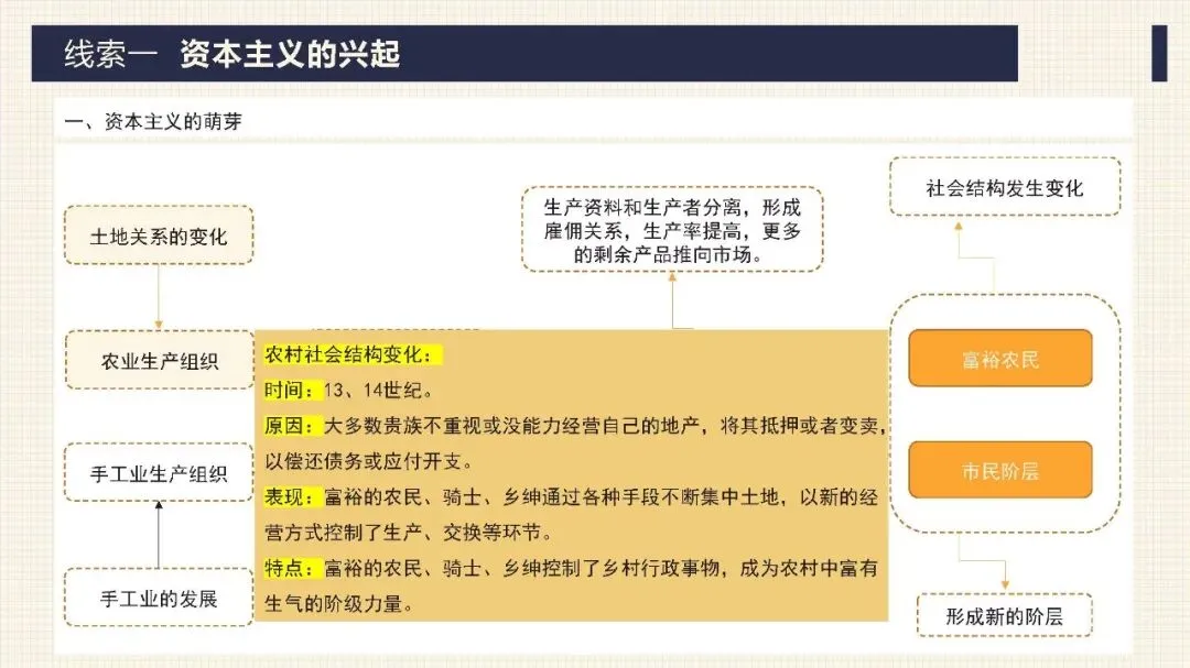 中考历史二轮专题复习课件 专题10 资产阶级的产生和发展 第9张