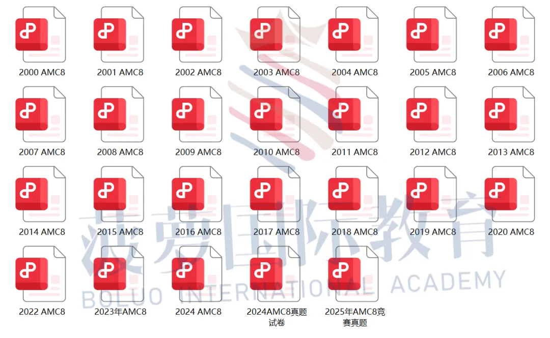 备考AMC8没真题练手?2000-2026年AMC8数学竞赛真题+答案解析来了! 第3张