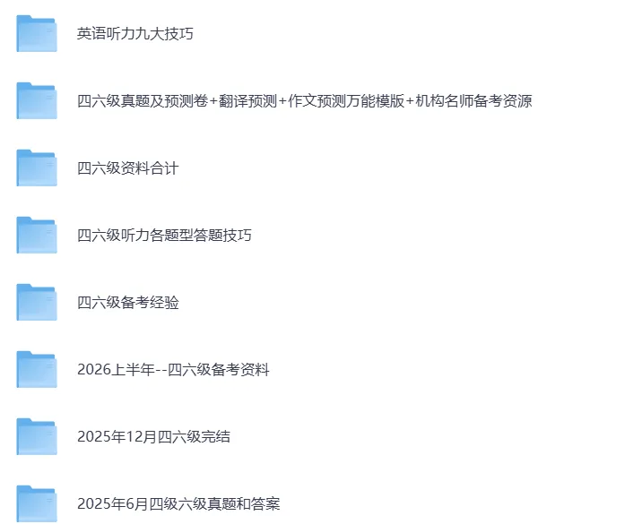 四六级真题及预测卷+翻译预测+作文预测万能模版+名师备考资源 第4张