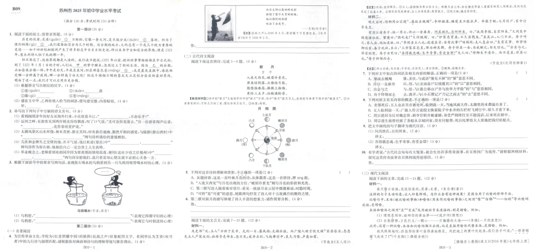 2026版《江苏13大市中考试卷与标准模拟优化38套》提优版语文 第3张