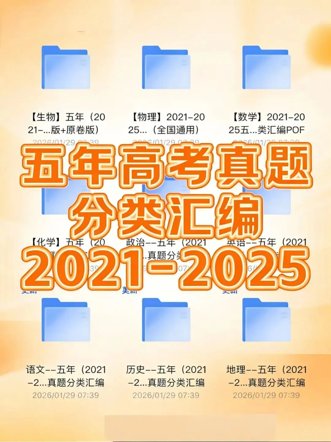 2021-2025高考真题分类汇编,五年考点全收录,提分必刷! 第1张 2021-2025高考真题分类汇编,五年考点全收录,提分必刷! 第1张