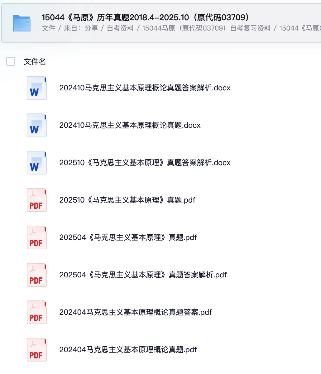 自考15044马克思基本原理真题答案+讲义+复习资料+笔记+模拟题 第4张