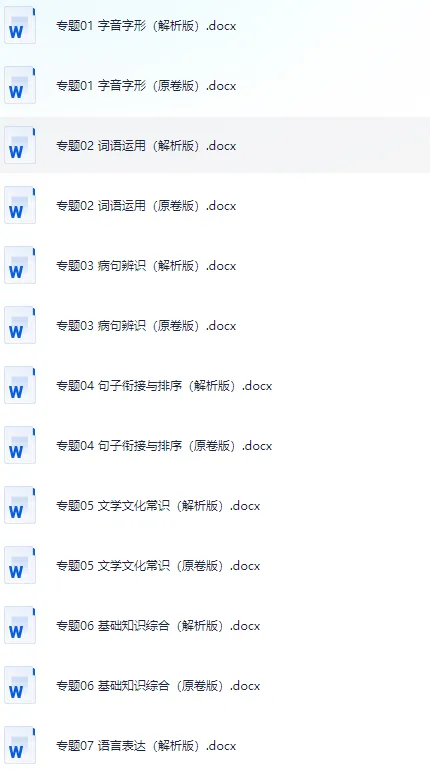 【2026中考语文备考】2023-2025全国中考语文真题分类汇编 第1张 【2026中考语文备考】2023-2025全国中考语文真题分类汇编 第1张