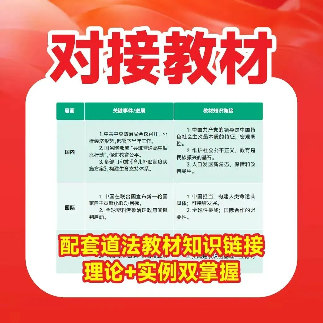 中考/指标到校政史提分利器,时政手册免费送书到校! 第7张