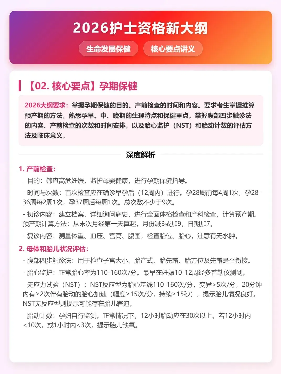 护士资格考试核心要点讲义,历年真题含答案解析【2010-2025】,五色笔记,考点知识点思维导图备考资料包考前十页纸,新大纲刷题软件题库 第2张