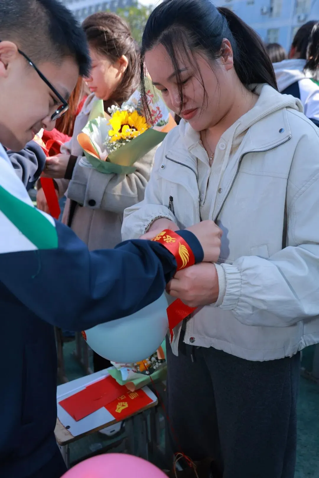 以梦为马,飞驰人生!我校隆重举行中考百日誓师大会 第25张