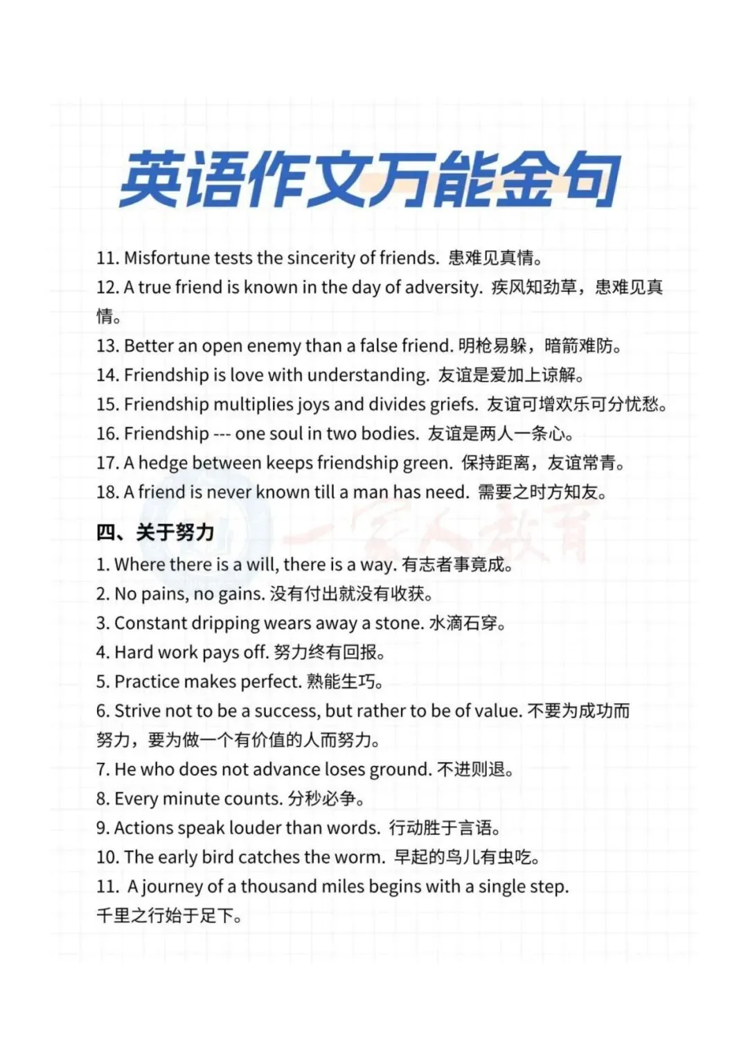 中考英语总丢分?这份语法易错清单+作文模板,帮孩子稳稳提分! 第10张 中考英语总丢分?这份语法易错清单+作文模板,帮孩子稳稳提分! 第10张