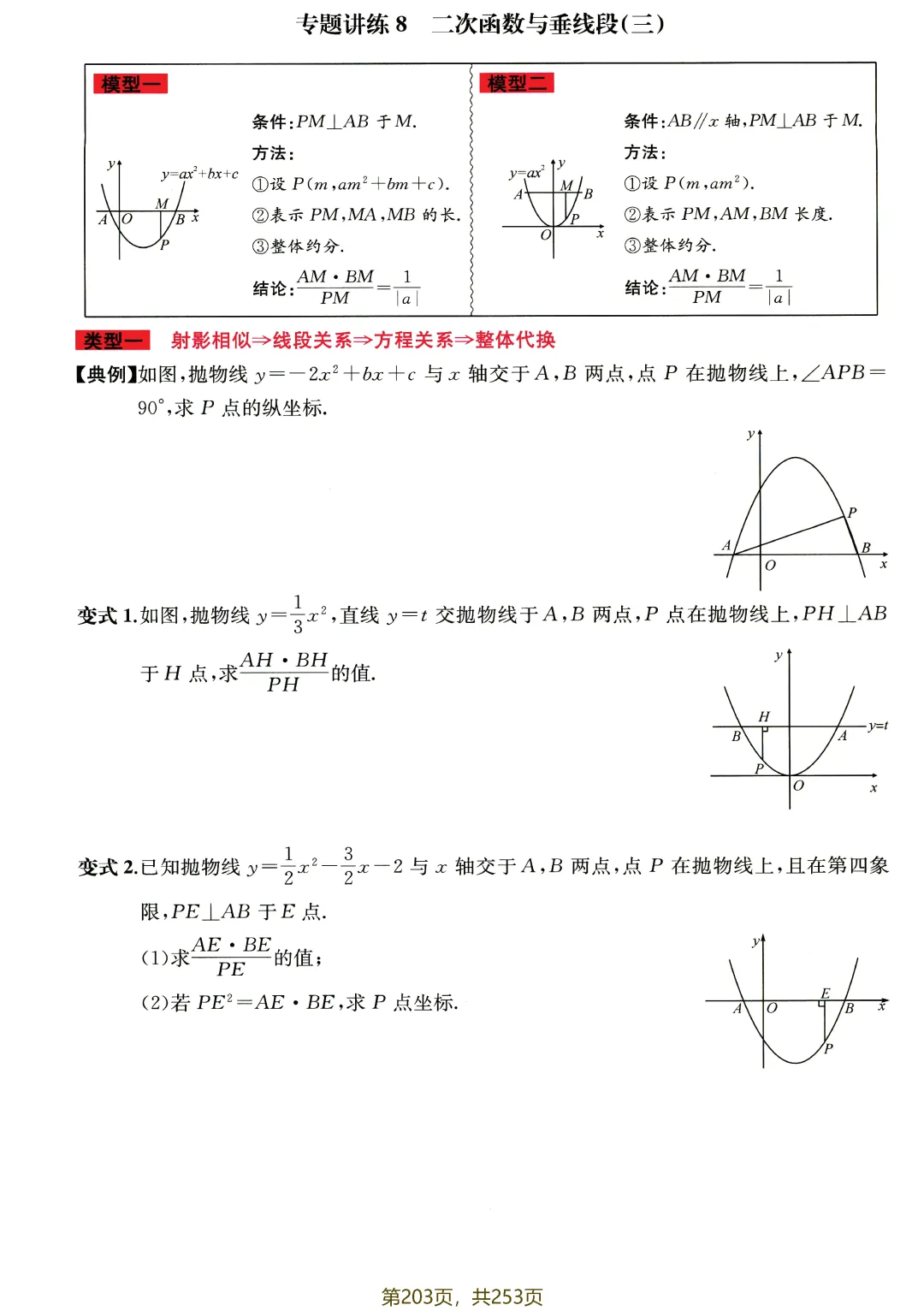 中考专题讲练——代几综合分级突破 第13张