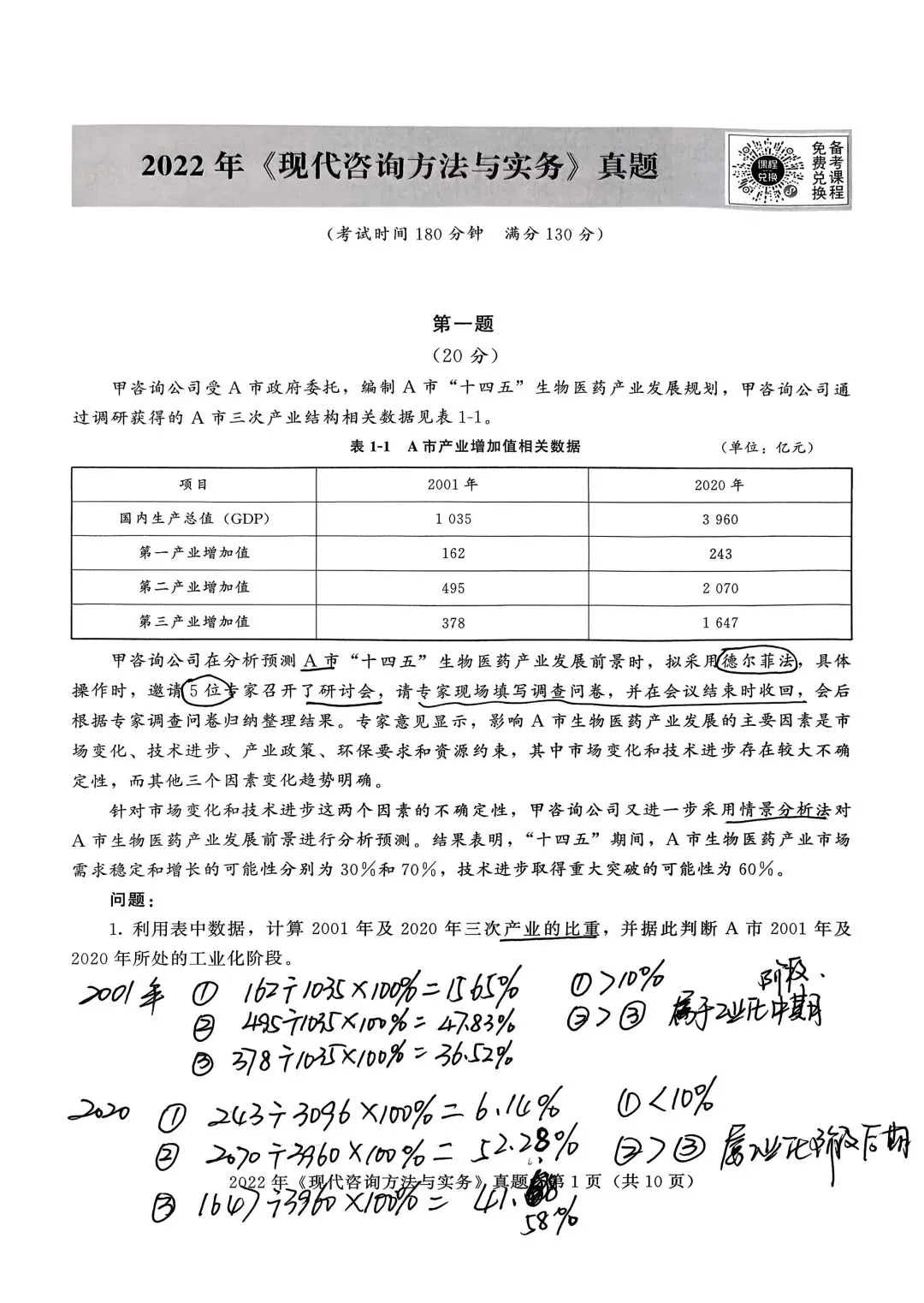 2022年真题(咨询工程师) 第1张