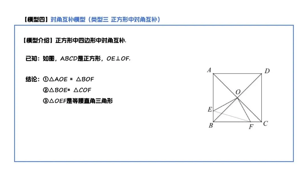 【中考数学】初中数学平行四边形中考模型汇总 第9张