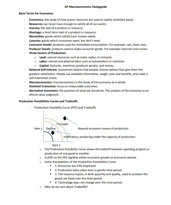 AP经济学真题(2020-2025年)免费领取,还有AP经济学知识点总结! 第3张