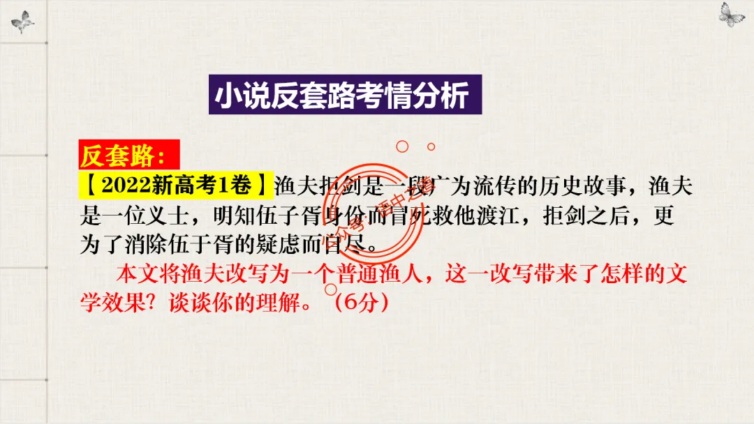 【对标真题】【小说反套路题型】全解析(考情分析+答题规律+演示+五大创新题型)(210页) 第30张