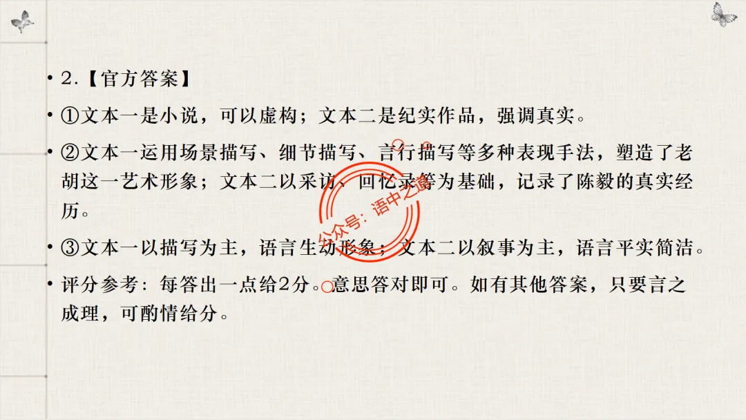 【对标真题】【小说反套路题型】全解析(考情分析+答题规律+演示+五大创新题型)(210页) 第64张