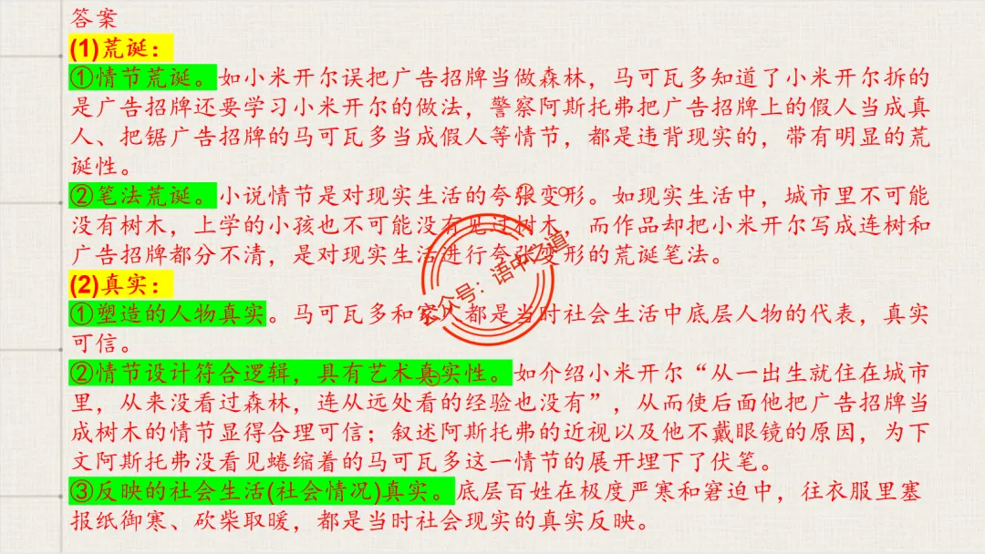 【对标真题】【小说反套路题型】全解析(考情分析+答题规律+演示+五大创新题型)(210页) 第94张