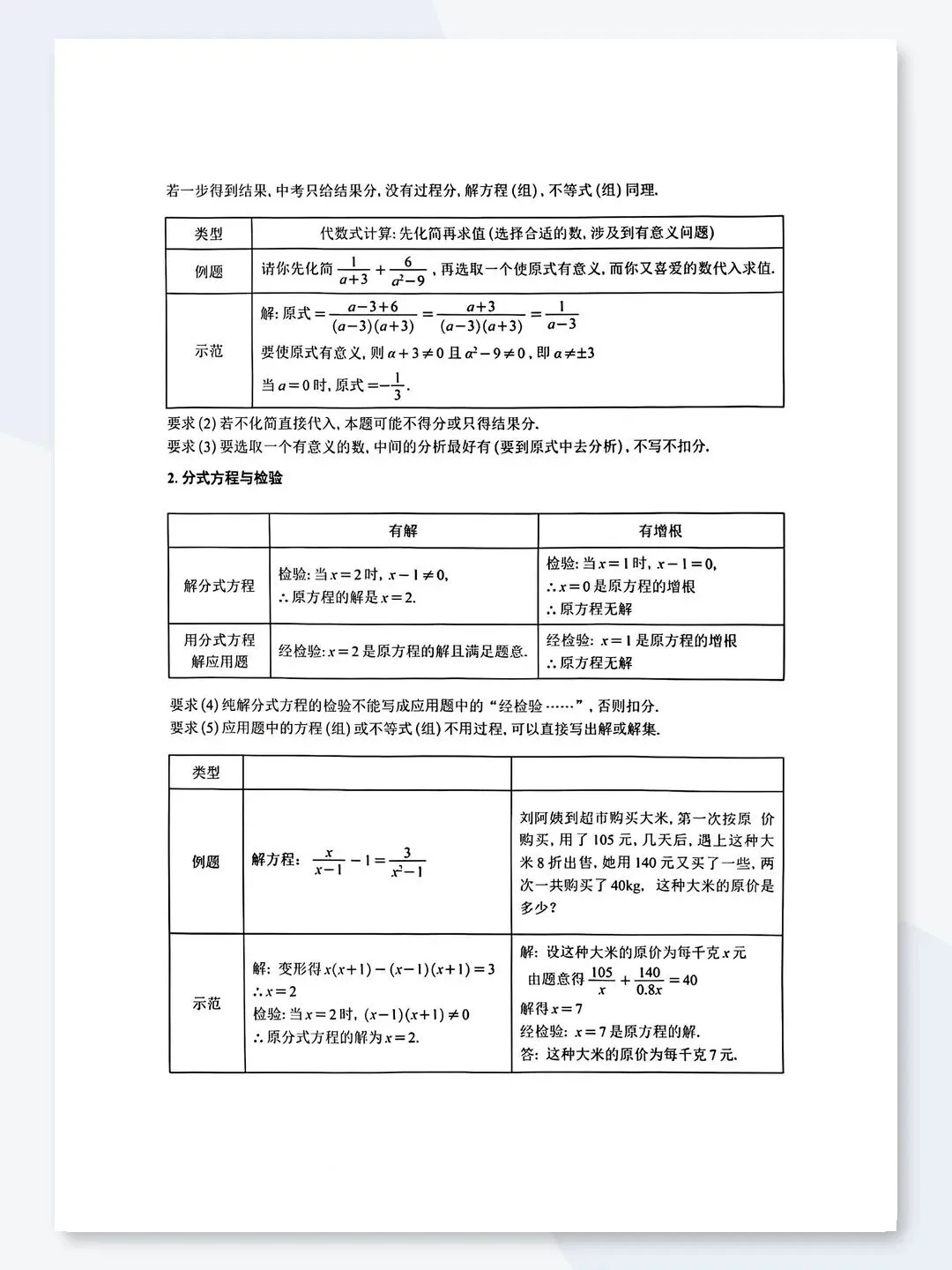 【建议收藏】数学中考答题规范 第8张