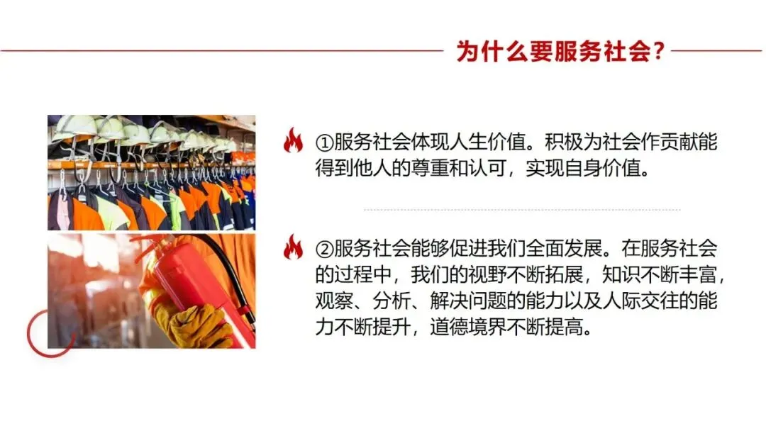 2026春| 中考道法复习八上第三单元《勇担社会责任》(致敬逆行英雄消防员) 第14张