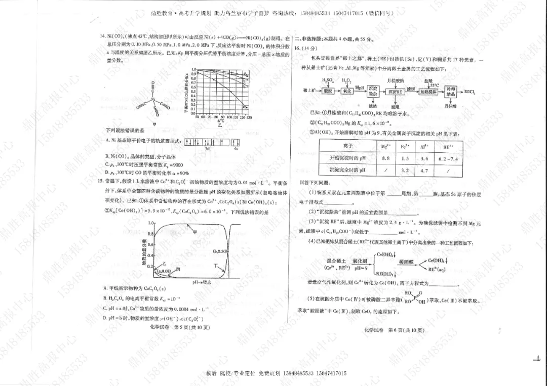 2026年高三一模化学试卷及参考答案(含解析) 第3张 2026年高三一模化学试卷及参考答案(含解析) 第3张