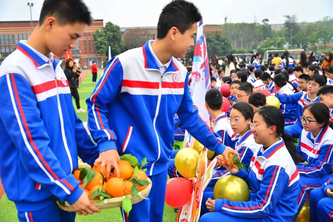 少年逐梦 一马当先——新都区蜀龙学校中考誓师大会 第30张