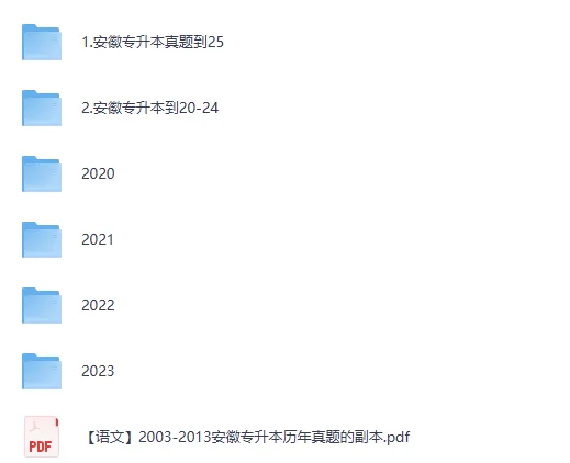 2025年安徽专升本统考历年真题试卷及答案电子版pdf 第2张 2025年安徽专升本统考历年真题试卷及答案电子版pdf 第2张
