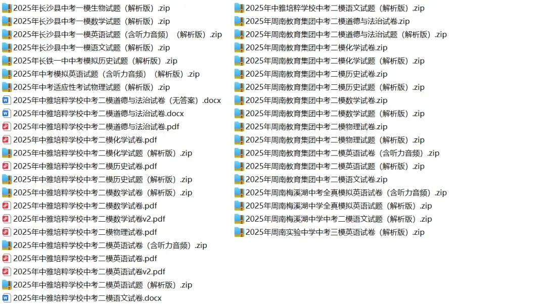 最新出炉!2026届长郡集团初三一模试卷和答案 第10张
