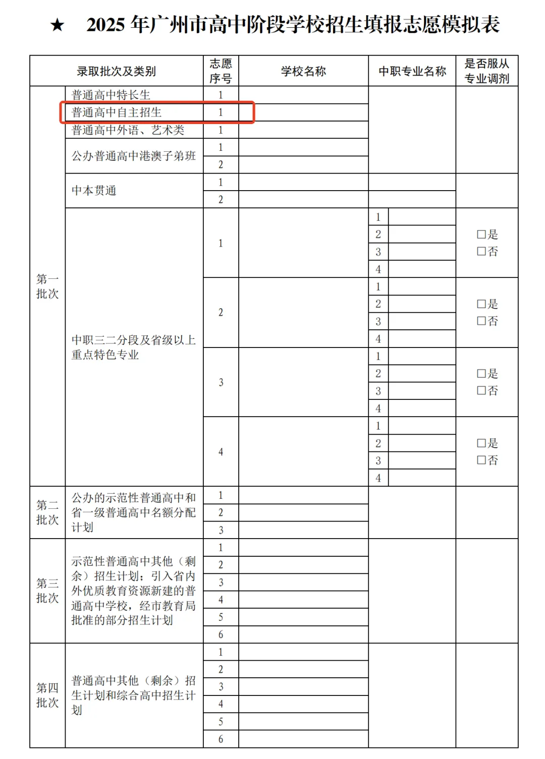 广州市最新中考自主招生情况总结(V2603) 第4张