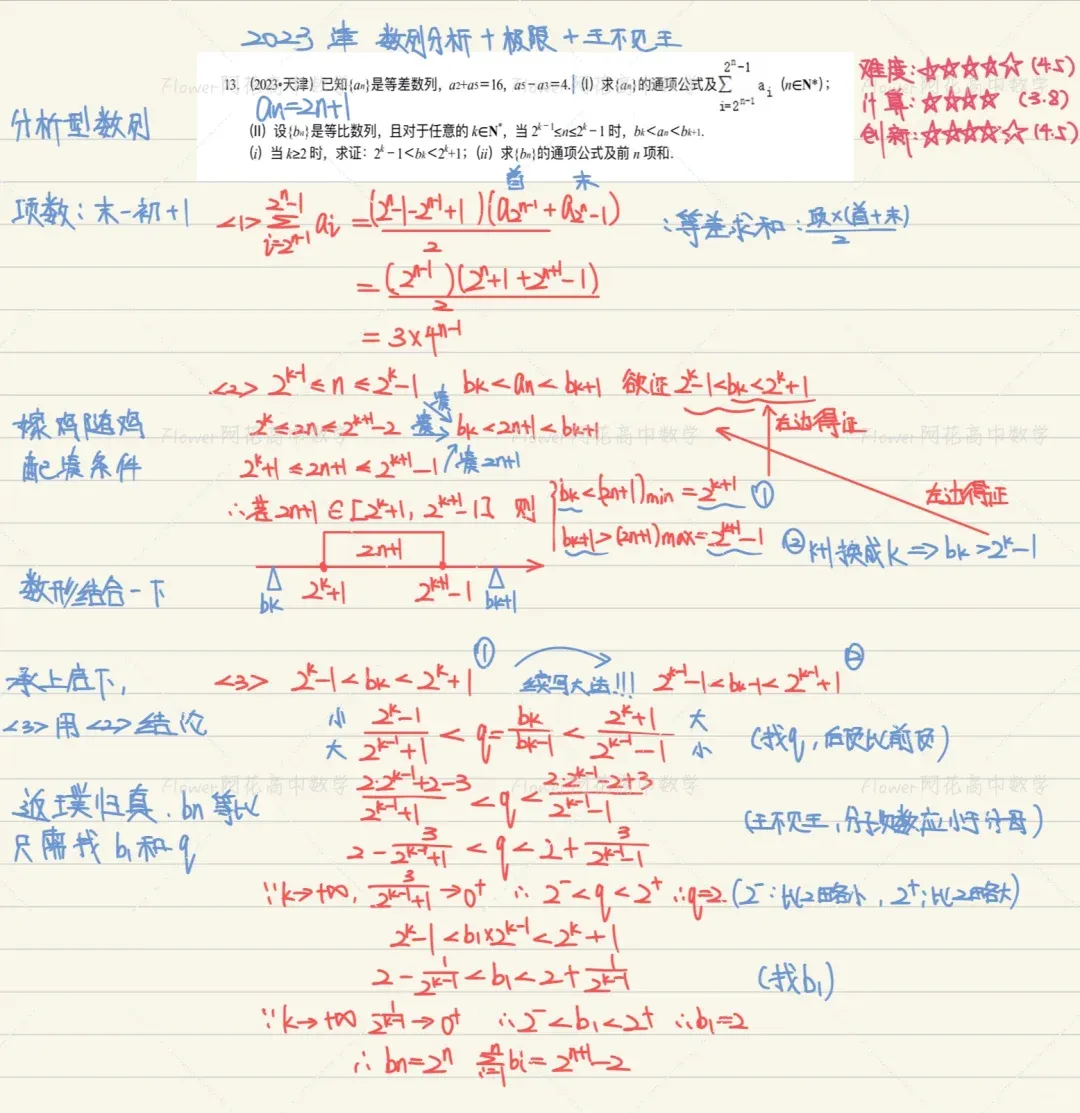 2006-2024天津高考真题丨数列串烧 第9张