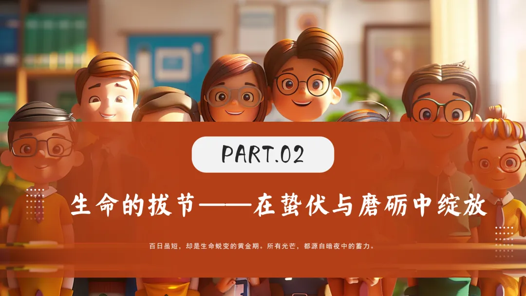 【初三九年级中考百日誓师主题班会ppt】:以春之名,共赴百日之约(内附课件资料) 第8张