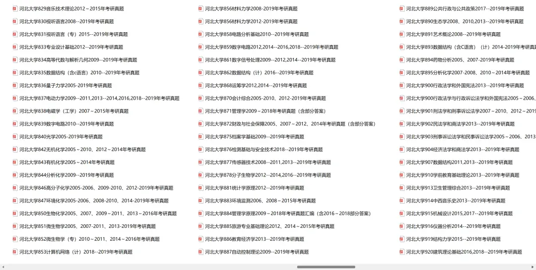 河北大学考研专业课历年真题汇总(含2026真题) 第4张 河北大学考研专业课历年真题汇总(含2026真题) 第4张