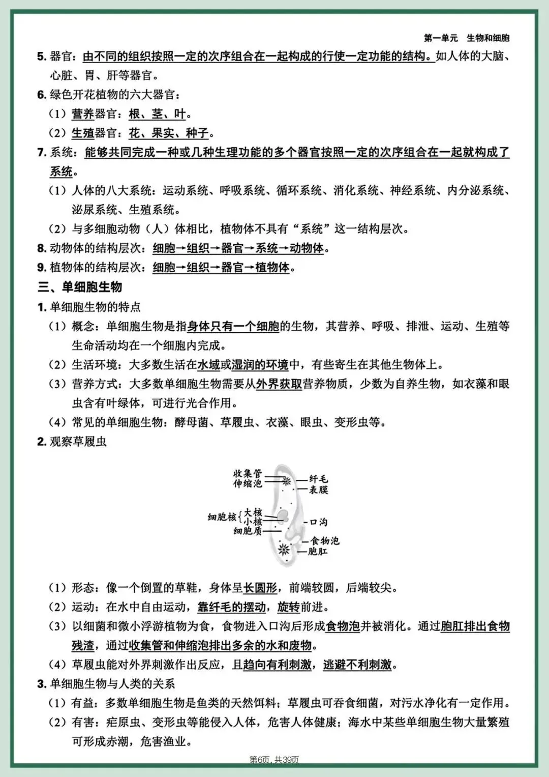 备战中考|2026春新八年级下册《生物会考》全册知识点梳理,完整版可打印下载! 第8张