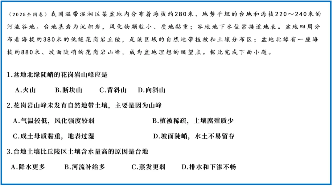 课本VS真题,地方性分异规律的内容这么学,会有新收获! 第12张