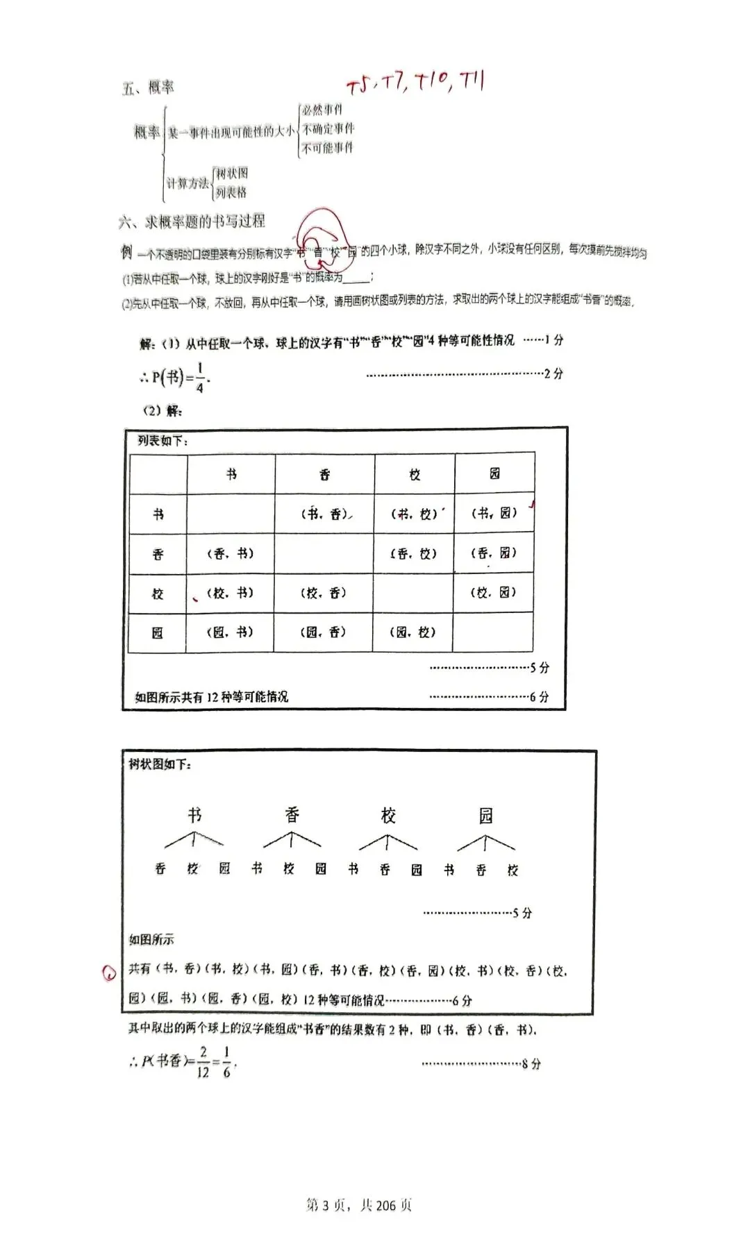 广州中考备考资料之专题一:统计与概率 第2张