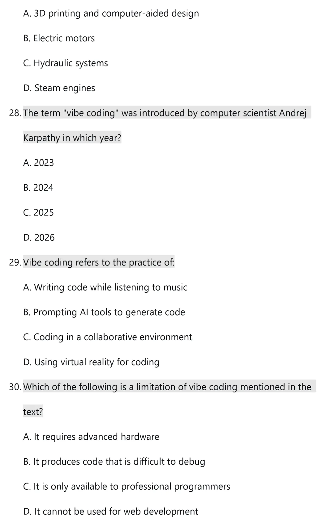 WSC模拟真题题库:科技部分|2026世界学者杯备赛攻略 The World Scholar's Cup 第30张