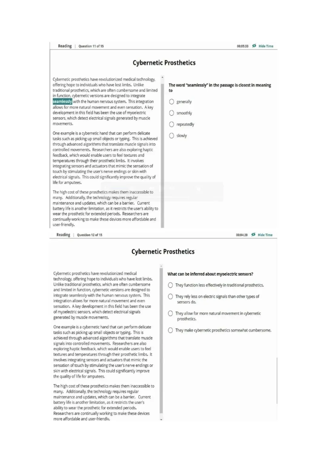 新托福第017套20260302真题(图片版) 第11张