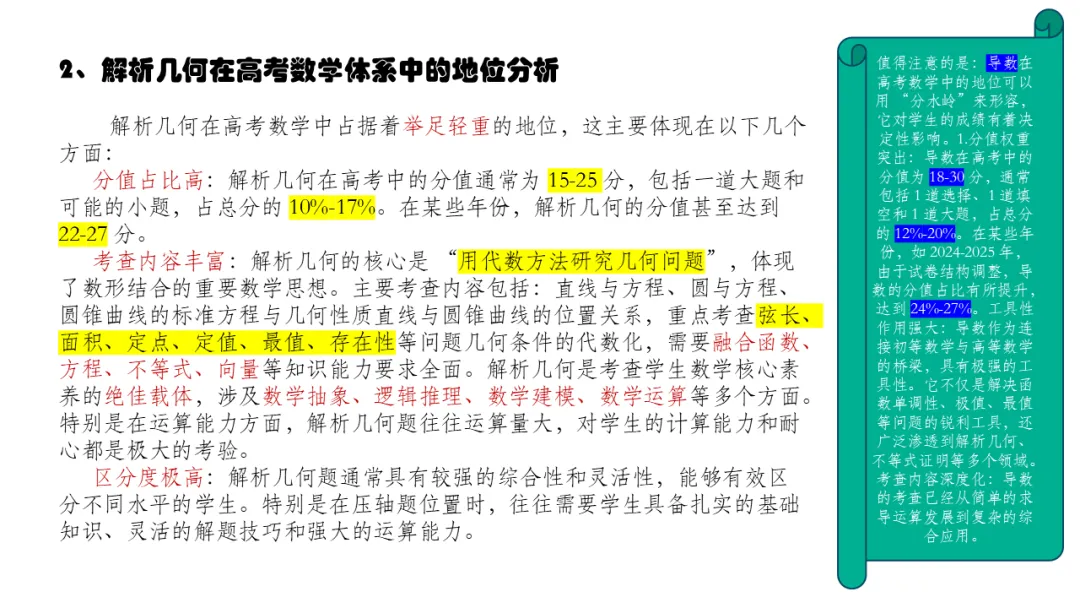 备考讲座:基于近6年新高考一卷解析几何真题 赋能2026届备考 第8张
