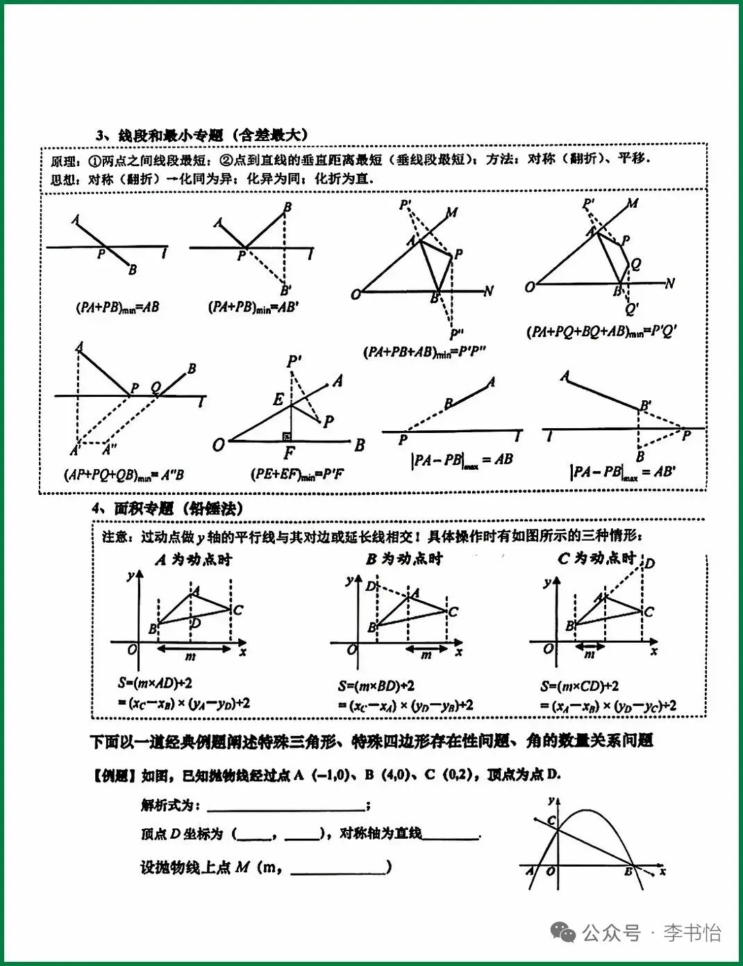 中考数学压轴题解题策略 第8张