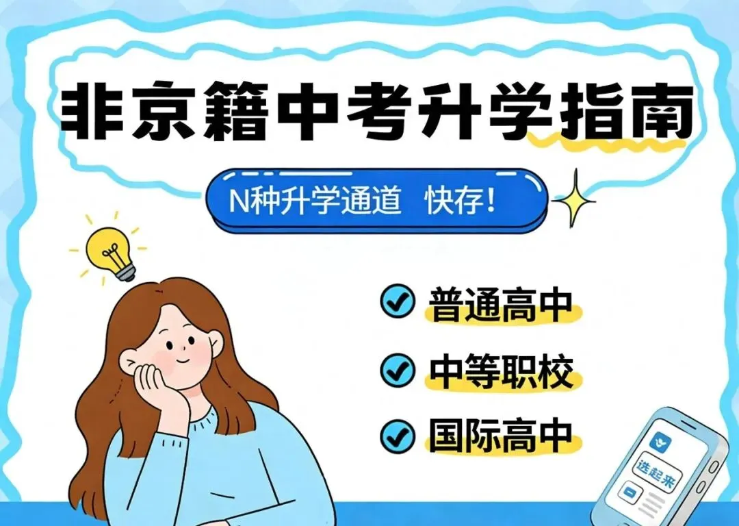 2026年非京籍在京中考的升学指南——解锁N种升学通道 第1张